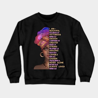 I am beautiful & loved Crewneck Sweatshirt